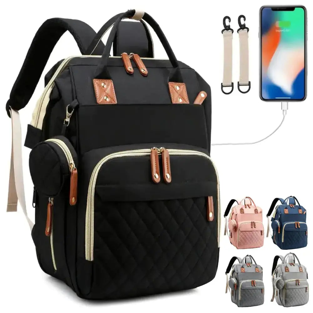 Dalaura Diaper Baby Changing Bag | Ultra Lightweight Baby Backpack Diaper Bag | Travel Diaper Bag With Portable Changing