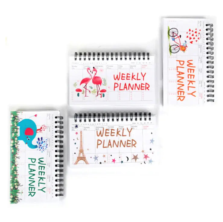 Korean Stationery Cartoon Tearable Weekly Planner Notebook