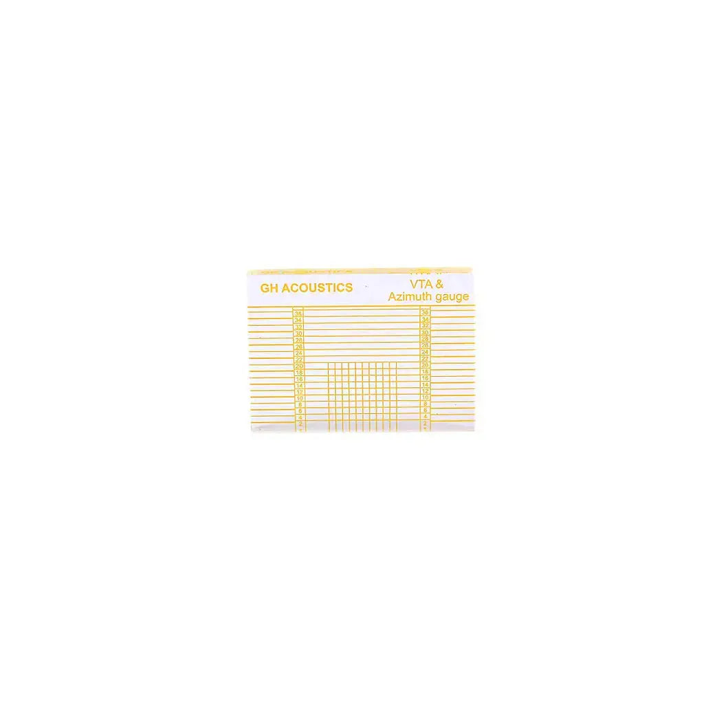 Alnicov LP Vinyl Record Player Azimuth Ruler,for Measuring Phono Tonearm VTA/Cartridge Azimuth Ruler Balance Cartridge Azimuth Ruler