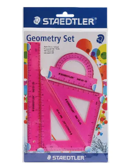 Student Ruler Set with Straightedge, Triangle, Protractor