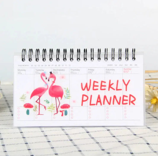 Korean Stationery Cartoon Tearable Weekly Planner Notebook